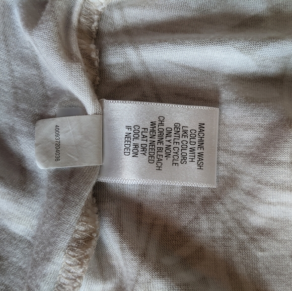 Paradise Bay women's casual sundress. Size L. Light tan with design. - Picture 4 of 5